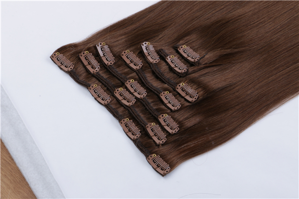 Clip in Hair Extensions Double Weft  Remy Human Hair Grade  Thick Long Soft Silky Straight YL339